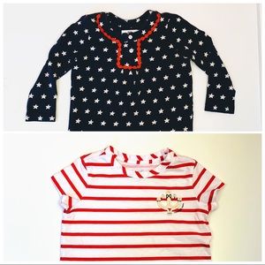 Vineyard Vines star tunic and striped t-shirt